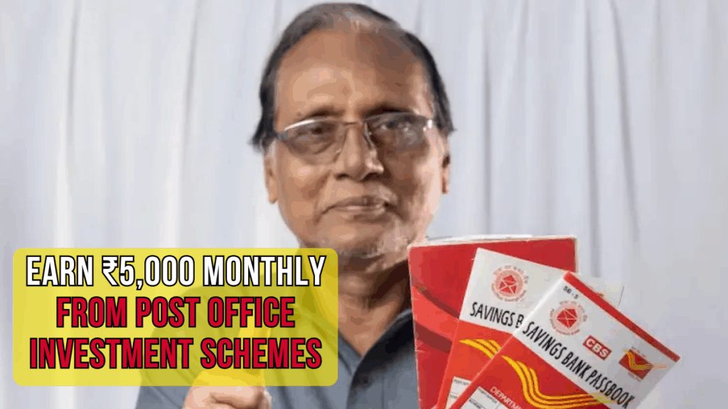 How to Earn ₹5,000 Monthly from Post Office Investment Schemes