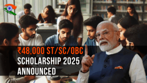 SC ST OBC Scholarship 2025: ₹48,000 Financial Aid Guide